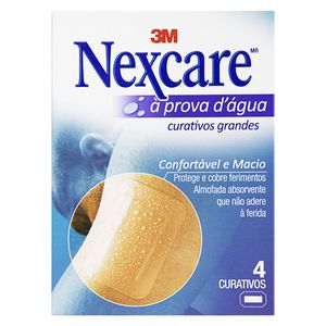 Nexcare Curativos Curativos Prova D Agua Grande C/4
