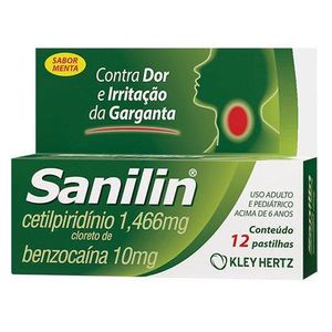 Sanilin Pastilha Menta 2