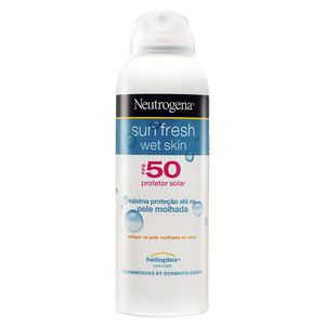 Neutrogena Sun Fr Spray Protetor Solar Wet Skin Fps50 180 Ml