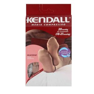 Kendall 18-21 Meia Masculina 7/8 Media Compressao Bege Tamanho G
