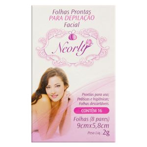 Neorly Folha Para Depilacao Facial C/8