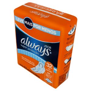Always Absorvente Basico Com Abas Seca Leve 32 Pague 28