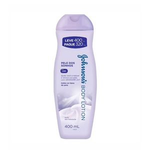 Johnsons Softlotio Locao Hidratante Pele Dos Sonhos Leve 400Ml Pague 320Ml 400 Ml