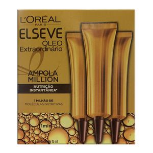 Elseve Ampola Oleo Extraordinario Nutricao Instantanea 15 Ml C/3