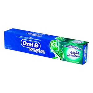 Oral-B Complete Creme Dental Acao 5X Duradoura Menta 90 G