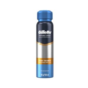 Des Gillette Aerosol Desodorante Masculino Sport Triumph Invisible 93 G