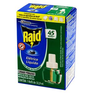 Raid Refil Eletrico 45 Noites Eucalipto 32.9 Ml