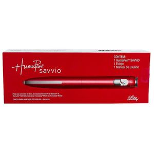 Humapen Savvio Caneta Insulina Vermelha 3 Ml