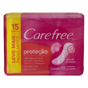Carefree Absorvente Protetor Diario Protecao Com Perfume Leve 15 Pague 12 5