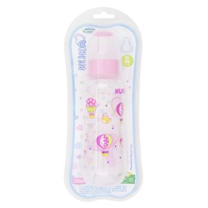 Kuka Natural Color Mamadeira Bico Universal Rosa Ref 1542 250 Ml