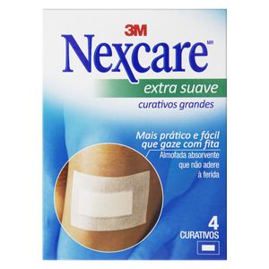 Nexcare Curativos Curativos Extra Suave Grande C/4