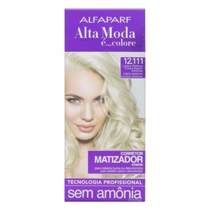 Altamoda Creme Individual 12.111 Matizador Louro Platina Cinza Intenso