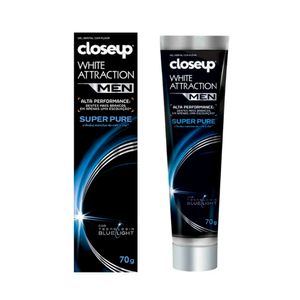 Close-Up Creme Dental White Attraction Men Super Pure 70 G
