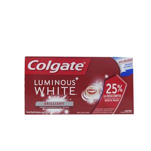 Colgate Luminous W Kit Creme Dental 2 Unidades 70G Com 50% Desconto 140 G