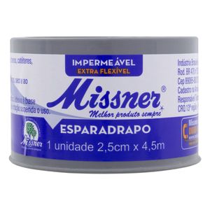 Esparadrapo Impermeável Missner 2,5Cm X 4,5M