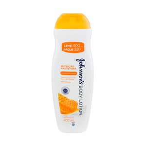 Johnsons Softlotio Locao Hidratante Mel E Linhaca Leve 400Ml Pague 320Ml 400 Ml