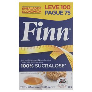 Finn Po Sucralose Leve 100 Pague 75 0.8 G 00