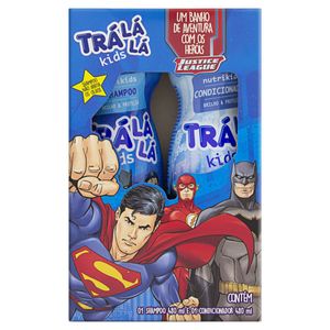 Tra La La Kit Banho Infantil Hidrakids Meninos Shampoo + Condicionador 480Ml Cada 960 Ml