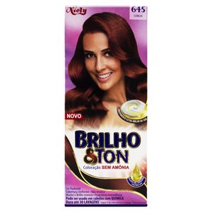 Brilho E Ton Tintura Creme 6.45 Cereja
