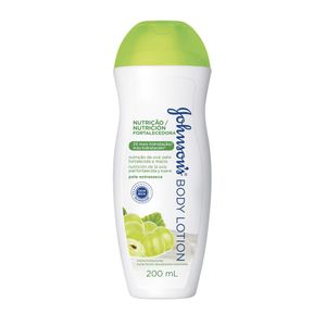 Johnsons Locao Deo-Hidratante Nutricao Fortalecedora Semente De Uva Pele Extra Seca 200 Ml