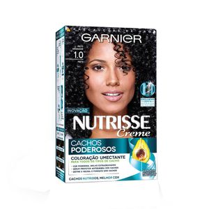 Nutrisse Kit Coloracao Creme 1.0 Preto Arrasador Cachos Poderosos