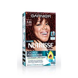 Nutrisse Kit Coloracao Creme 4.66 Castanho Vermelho Intenso Cachos Poderosos