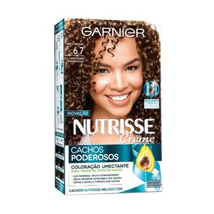 Nutrisse Kit Coloracao Creme 6.7 Choco Tentacao Cachos Poderosos