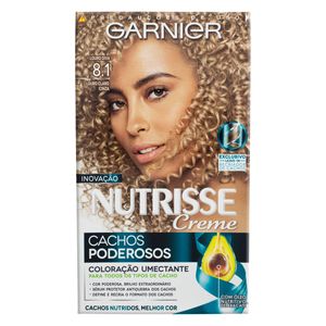 Nutrisse Kit Coloracao Creme 8.1 Louro Diva Cachos Poderosos