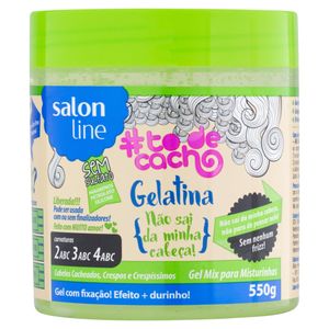 Salon Line Gelatina Finalizador To De Cachos Nao Sai Da Minha Cabeca 550 G