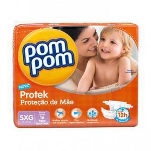 Pom Pom Prote Baby Fralda Xg 8