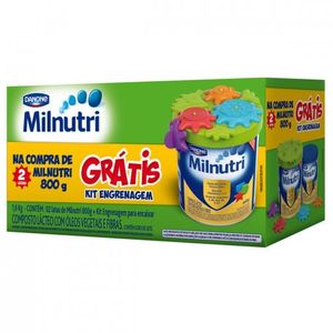 Milnutri Kit Promocional 2 Latas 800G Cada E Baralho 1600 G