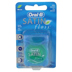 Oral-B Fio Dental Satinfloss Menta 25 M