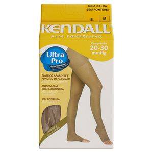 Kendall 20-30 Meia Calca Alta Compresao Sem Ponteira Mel Tamanho M