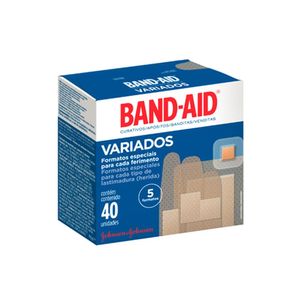Band Aid Curativos Variados Novos Formatos Especiais Para Cada Ferimento Mais Confort C/40