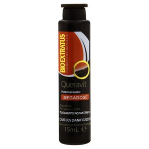 Bio Extratus Ampola Megadose Queravit Cabelos Danificados 15 Ml