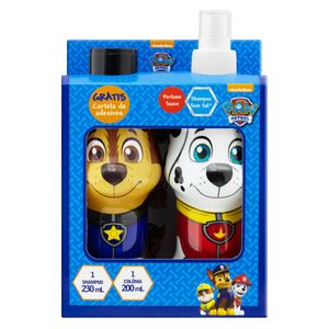 Kit Shampoo 230Ml + Colônia 200Ml Infantil Suave Patrulha Canina Nutriex Marcas Grátis Cartela De Ad