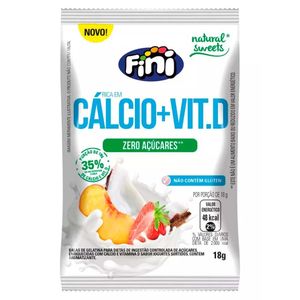 Fini Natural Sweets Cálcio + Vitamina D 18G