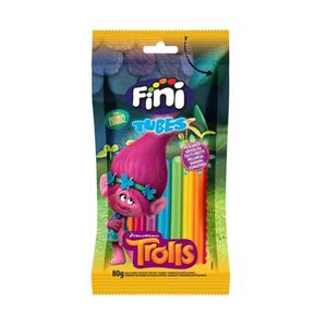 Fini Regaliz Bala Regaliz Tubes Trolls 80 G