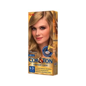 Tintura Cor E Ton 9.01 Louro Cinza Extra Claro Mini Kit