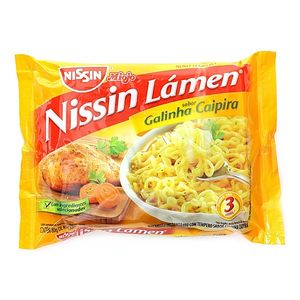Macarrão Instantâneo Nissin Miojo Lámen Galinha Caipira 85G