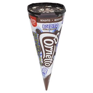 Sorvete Baunilha Com Biscoito Kibon Cornetto 55G