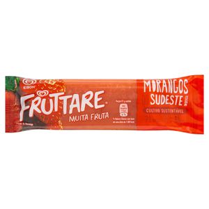 Picolé Morango Kibon Fruttare Pacote 81G