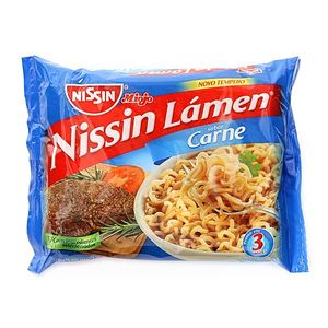 Macarrão Instantâneo Nissin Lámen Carne 85G