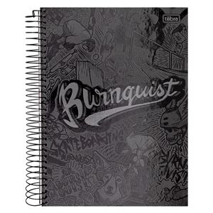Caderno Capa Dura Espiral Burnquist Tilibra 200Mm X 275Mm 200 Folhas