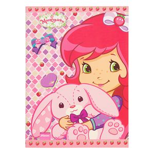 Caderno Capa Dura Brochurão Moranguinho Foroni 200Mm X 275Mm 60 Folhas