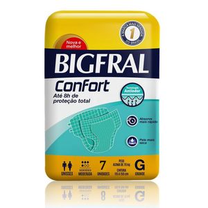 Bigfral Confort Fralda Geriatrica Regular Grande C/8