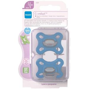 CHUPETA MAM COMFORT AZUL( EMBALAGEM DUPLA)