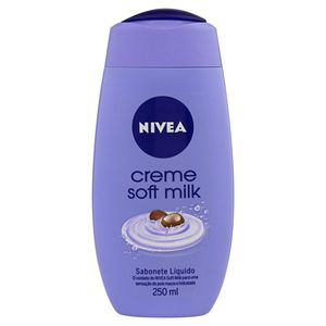 NIVEA BATH CARE SABONETE LIQUIDO SOFT MILK 250 ML x 1