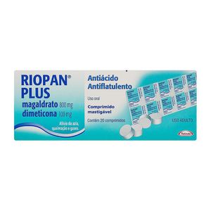 RIOPAN PLUS COMPRIMIDO MASTIGAVEL x 20