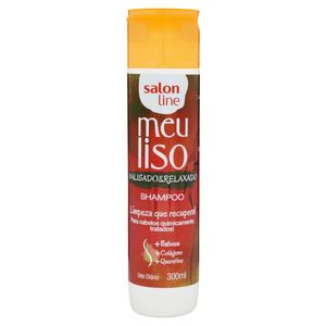 SALON LINE SHAMPOO MEU LISO ALISADOERELAXADO 300 ML x 1